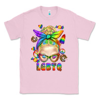 Bubblegum Pink LGBTQ+ Messy Bun With Snacks Classic Tee - BundleAndBundleShop