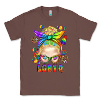 Chestnut LGBTQ+ Messy Bun With Snacks Classic Tee - BundleAndBundleShop