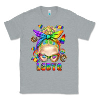 Heather Grey LGBTQ+ Messy Bun With Snacks Classic Tee - BundleAndBundleShop