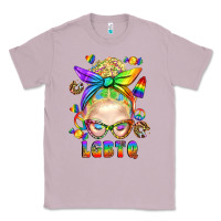 Lilac LGBTQ+ Messy Bun With Snacks Classic Tee - BundleAndBundleShop