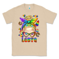 Mushroom LGBTQ+ Messy Bun With Snacks Classic Tee - BundleAndBundleShop