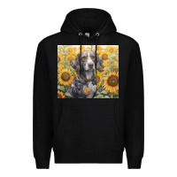Black beagle Premium Hoodie - Unal Design