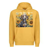 Mustard beagle Premium Hoodie - Unal Design
