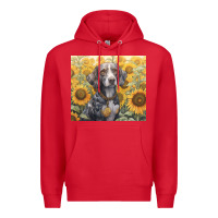 Red beagle Premium Hoodie - Unal Design