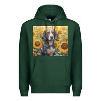 Sports Green beagle Premium Hoodie - Unal Design