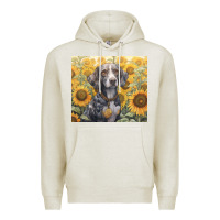 Oatmeal Heather beagle Premium Hoodie - Unal Design