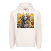 Pale Pink beagle Premium Hoodie - Unal Design