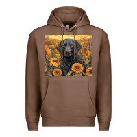 Chestnut black lab Premium Hoodie - Unal Design