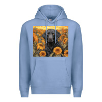 Colony Blue black lab Premium Hoodie - Unal Design