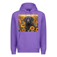 Purple black lab Premium Hoodie - Unal Design