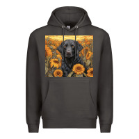 Smoke black lab Premium Hoodie - Unal Design