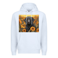 White black lab Premium Hoodie - Unal Design