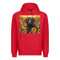 Red black lab Premium Hoodie - Unal Design