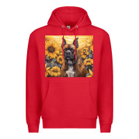 Red boxer dog Premium Hoodie - Unal Design