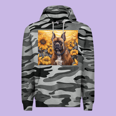 Premium Hoodie boxer dog