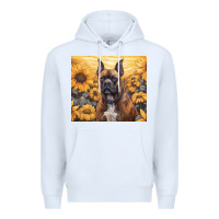 White boxer dog Premium Hoodie - Unal Design