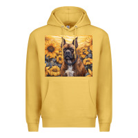 Antique Gold boxer dog Premium Hoodie - Unal Design