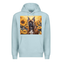 Blue Mist boxer dog Premium Hoodie - Unal Design