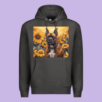 Premium Hoodie boxer dog