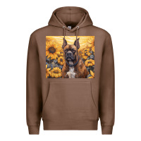 Chestnut boxer dog Premium Hoodie - Unal Design