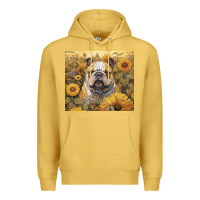 Antique Gold bulldog Premium Hoodie - Unal Design