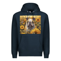 Navy bulldog Premium Hoodie - Unal Design