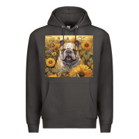 Smoke bulldog Premium Hoodie - Unal Design