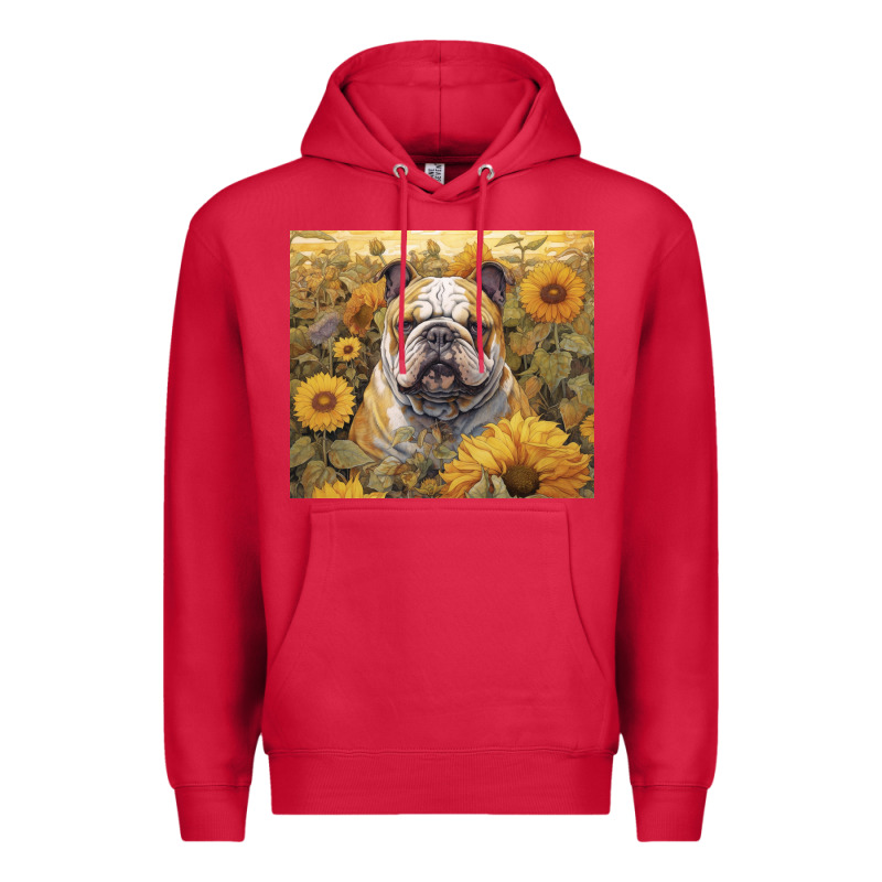 Bulldog Premium Hoodie by Unal Design | Teevron