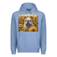Colony Blue bulldog Premium Hoodie - Unal Design