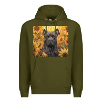 Army Green cane corso Premium Hoodie - Unal Design