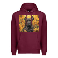 Burgundy cane corso Premium Hoodie - Unal Design