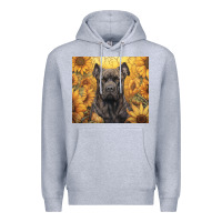 Heather Grey cane corso Premium Hoodie - Unal Design
