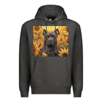 Charcoal Heather cane corso Premium Hoodie - Unal Design