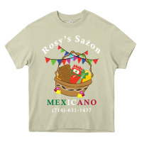 Mossy logo for rosys saon mexicano Heavy Core Tee - CowhideDigitalArt