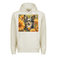 Oatmeal Heather chihuahua Premium Hoodie - Unal Design