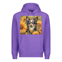 Purple chihuahua Premium Hoodie - Unal Design