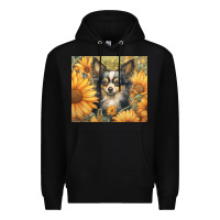 Black chihuahua Premium Hoodie - Unal Design