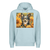 Blue Mist chihuahua Premium Hoodie - Unal Design