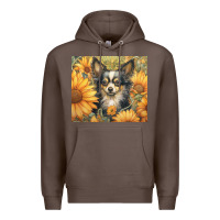 Coffee chihuahua Premium Hoodie - Unal Design