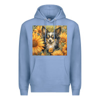 Colony Blue chihuahua Premium Hoodie - Unal Design