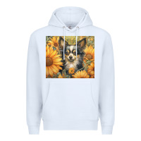 White chihuahua Premium Hoodie - Unal Design