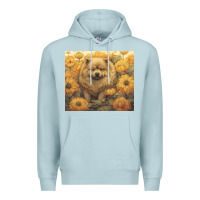 Blue Mist chow chow Premium Hoodie - Unal Design