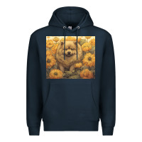 Navy chow chow Premium Hoodie - Unal Design