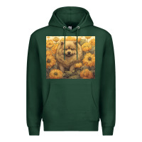 Sports Green chow chow Premium Hoodie - Unal Design