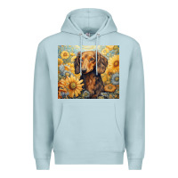 Blue Mist dachshund Premium Hoodie - Unal Design