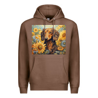 Chestnut dachshund Premium Hoodie - Unal Design
