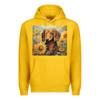 Lemon dachshund Premium Hoodie - Unal Design