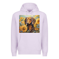 Lilac dachshund Premium Hoodie - Unal Design