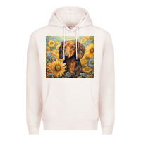 Pale Pink dachshund Premium Hoodie - Unal Design