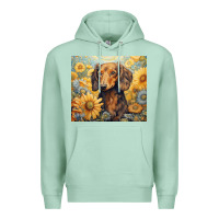 Seafoam dachshund Premium Hoodie - Unal Design